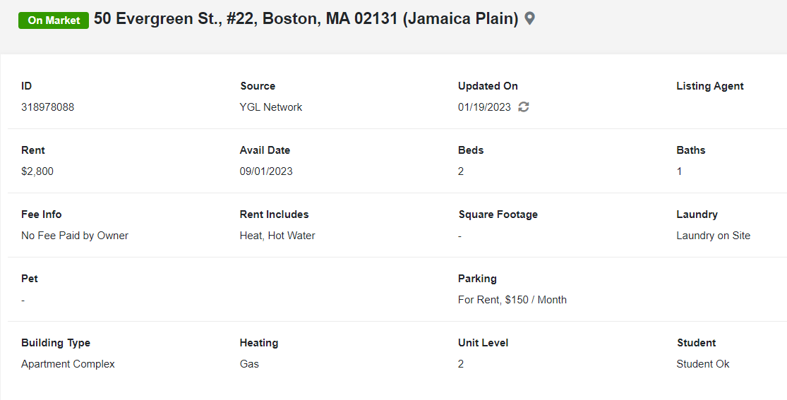 50 Evergreen St. - Jamaica Plain