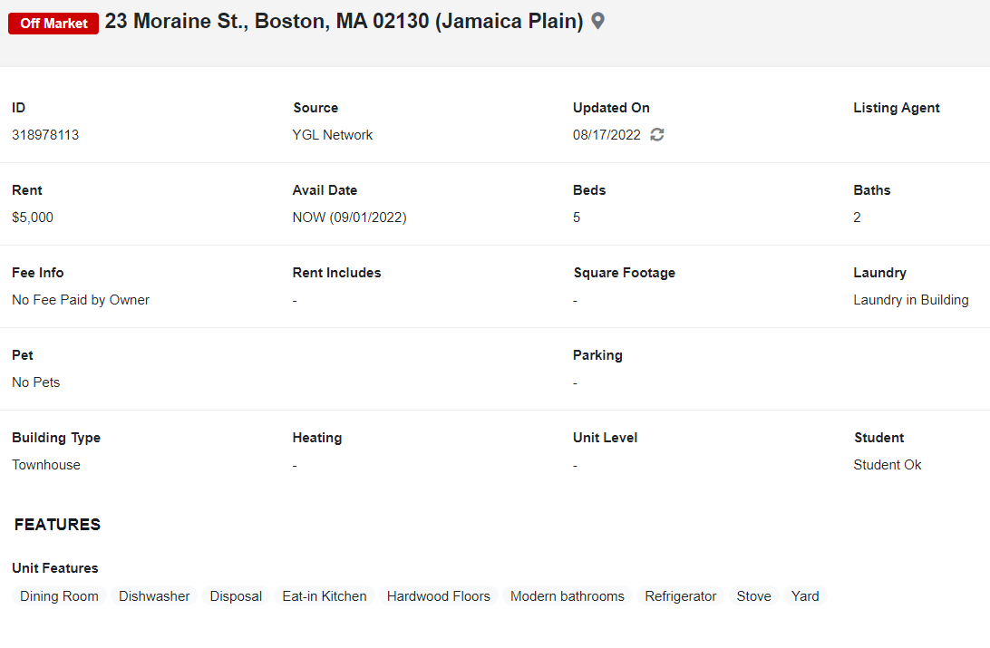23 Moraine St. - Jamaica Plain