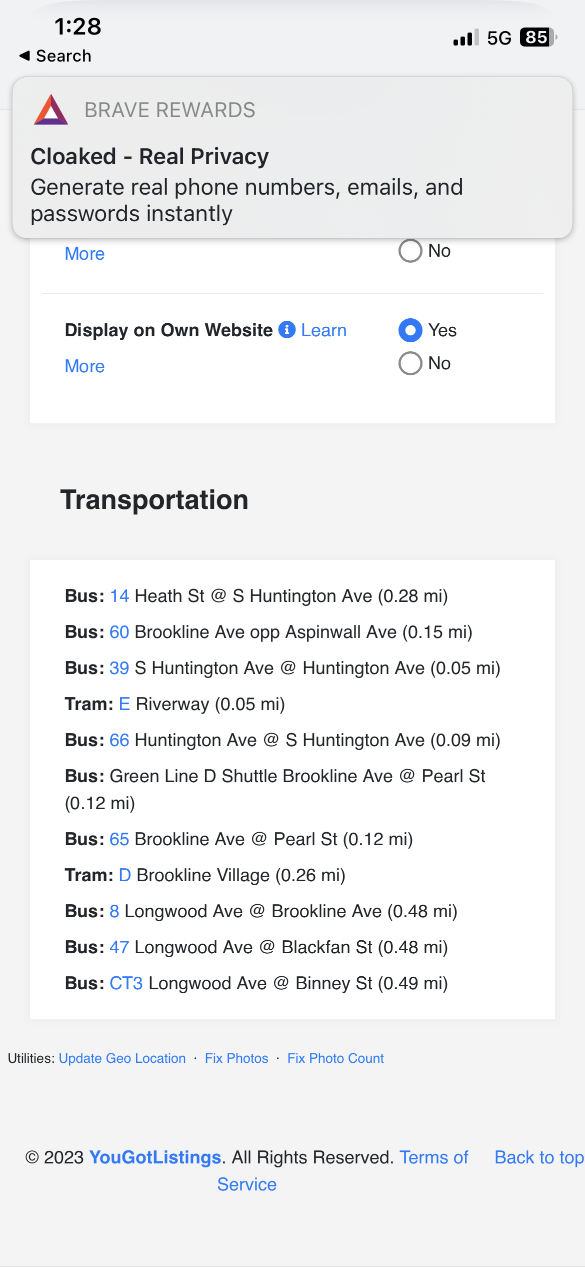 883 Huntington Ave. - Mission Hill