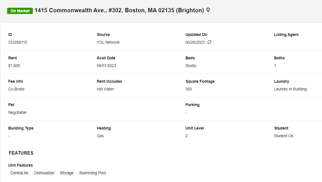 1415 Commonwealth Ave. - Brighton