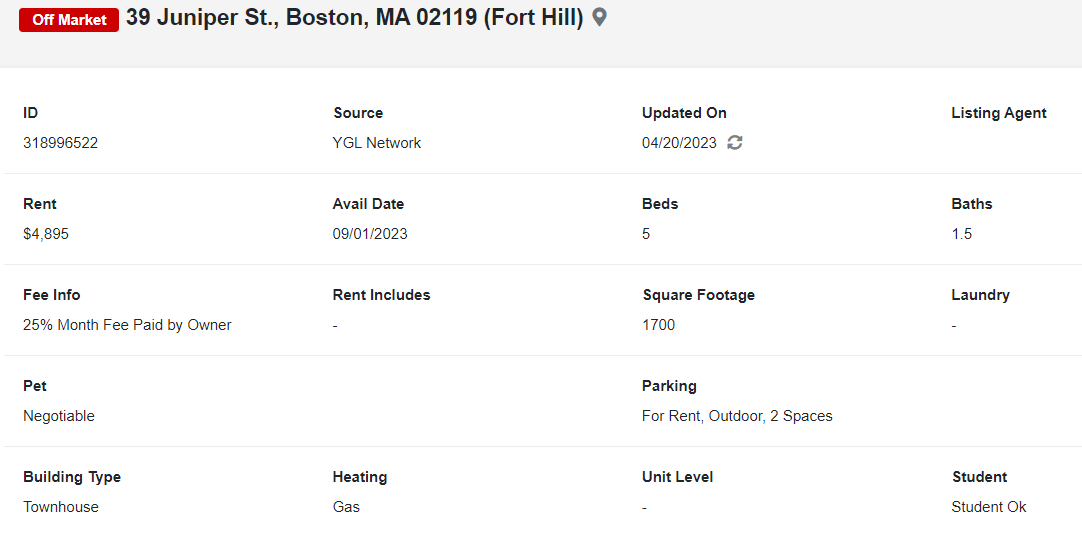 39 Juniper St. - Roxbury