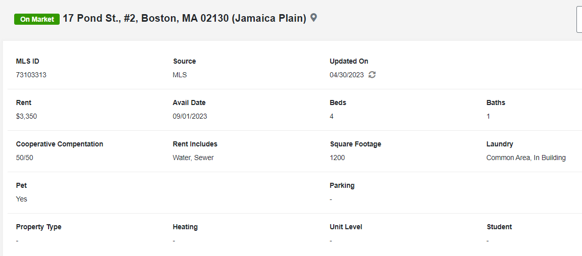17 Pond St. - Jamaica Plain