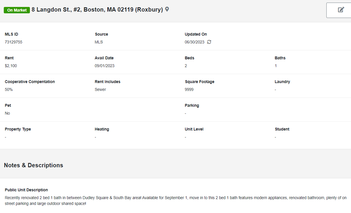 8 Langdon St. - Roxbury